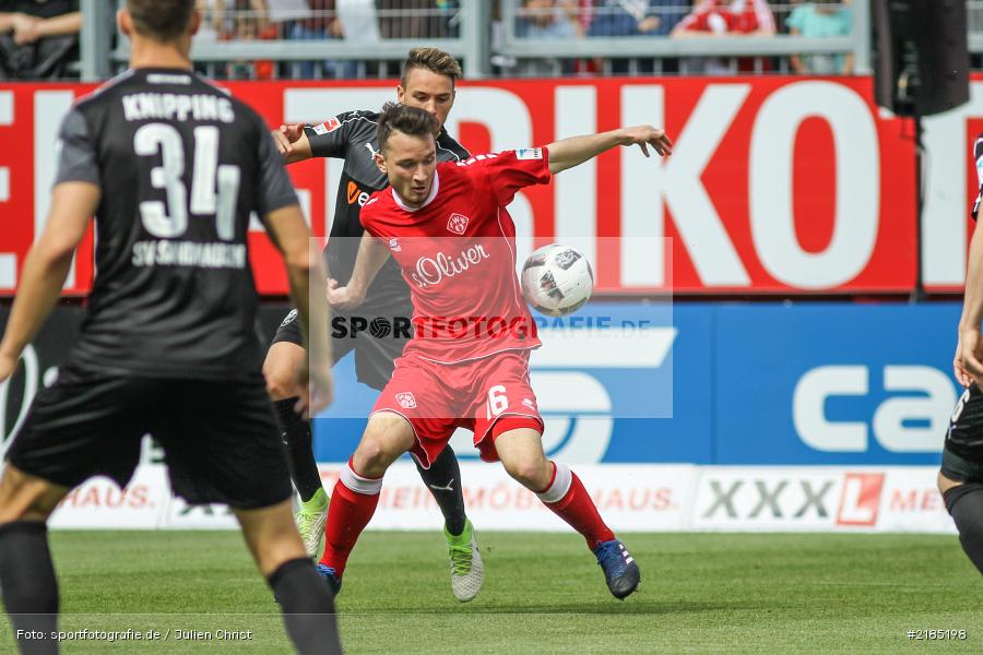 Peter Kurzweg, 14.05.2017, 2. Bundesliga, SV Sandhausen, FC Würzburger Kickers - Bild-ID: 2185198