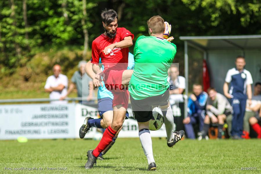 Julius Beeger, Tayfun Göbek, 21.05.2017, Kreisklasse Würzburg, FSV Esselbach-Steinmark, SV Sendelbach-Steinbach - Bild-ID: 2185577