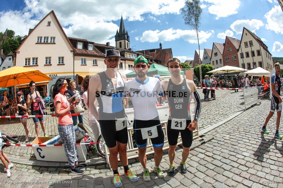Christian Dürr, Tobias May, Carson Christen, 21.05.2017, Triathlon, Gemünden am Main, 29. Drei-Flüsse-Triathlon - Bild-ID: 2185613