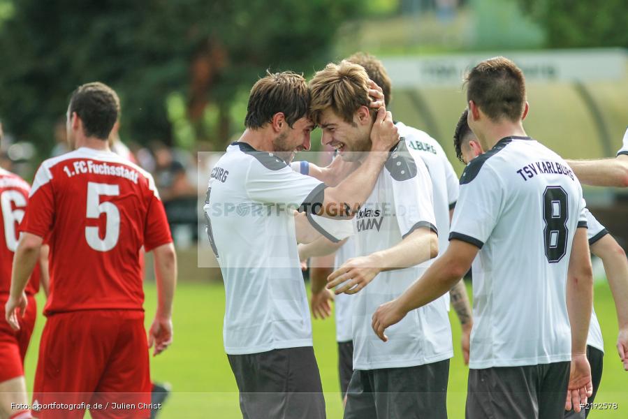 Erik Schnell Kretschmer, Johannes Gold, 29.07.2017, Landesliga Nordwest, FC Fuchsstadt, TSV Karlburg - Bild-ID: 2192578