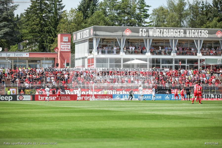 Spruchband, Dallenberg, Würzburg, flyeralarm Arena, 30.07.2017, 3. Liga, SV Werder Bremen II, FC Würzburger Kickers - Bild-ID: 2192764