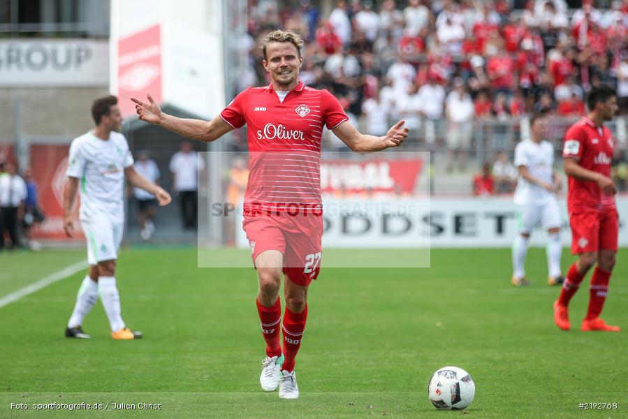 Sebastian Schuppan, Dallenberg, Würzburg, flyeralarm Arena, 30.07.2017, 3. Liga, SV Werder Bremen II, FC Würzburger Kickers - Bild-ID: 2192768 Sebastian Schuppan, Dallenberg, Würzburg, flyeralarm Arena, 30.07.2017, 3. Liga, SV Werder Bremen II, FC Würzburger Kickers - Bild-ID: 2192768