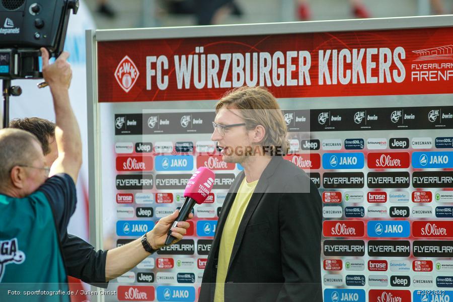 Telekom Sport, Vorstandsvorsitzender, Daniel Sauer, Dallenberg, Würzburg, flyeralarm Arena, 02.08.2017, 3. Liga, Preußen Münster, FC Würzburger Kickers - Bild-ID: 2192842