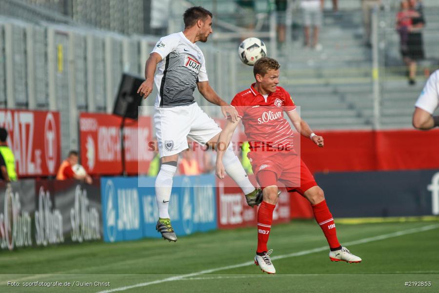 Felix Müller, Stéphane Tritz, Dallenberg, Würzburg, flyeralarm Arena, 02.08.2017, 3. Liga, Preußen Münster, FC Würzburger Kickers - Bild-ID: 2192853