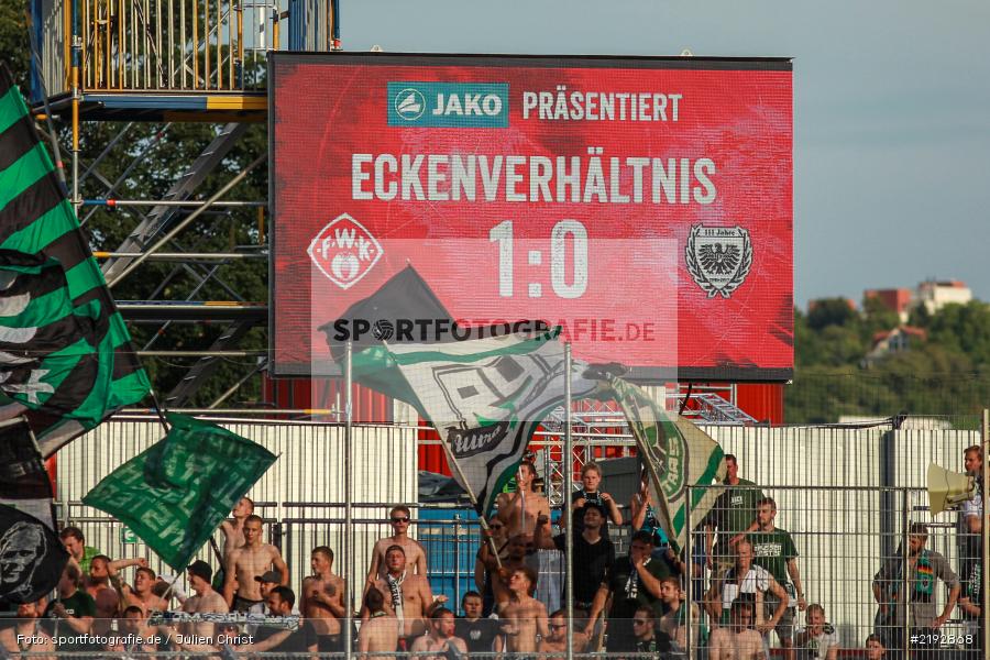 Eckenverhältnis, Dallenberg, Würzburg, flyeralarm Arena, 02.08.2017, 3. Liga, Preußen Münster, FC Würzburger Kickers - Bild-ID: 2192868
