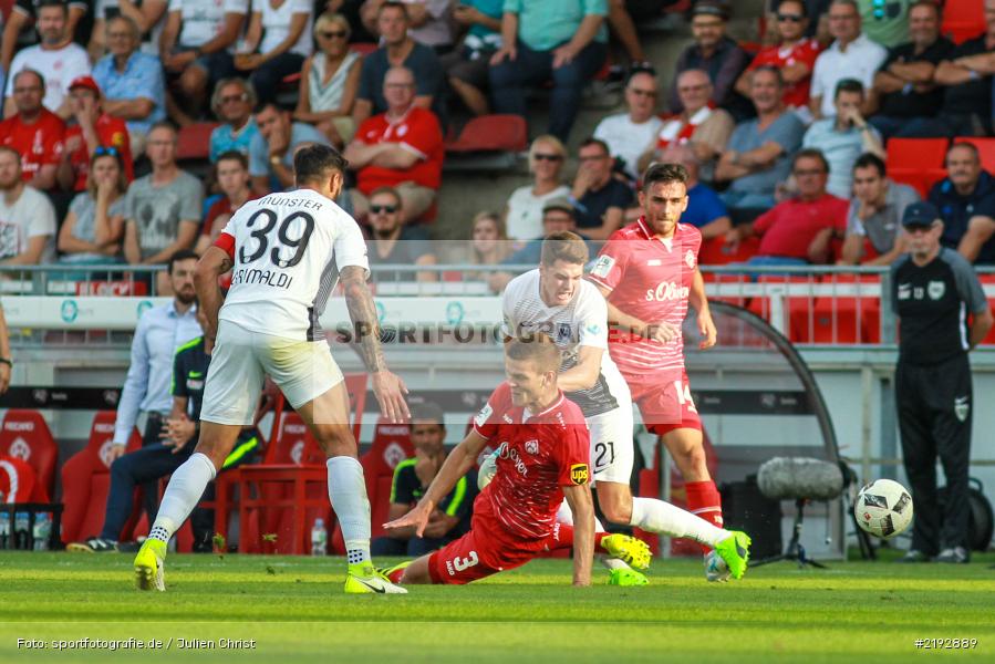 Anthony Syhre, Danilo Wiebe, Dallenberg, Würzburg, flyeralarm Arena, 02.08.2017, 3. Liga, Preußen Münster, FC Würzburger Kickers - Bild-ID: 2192889