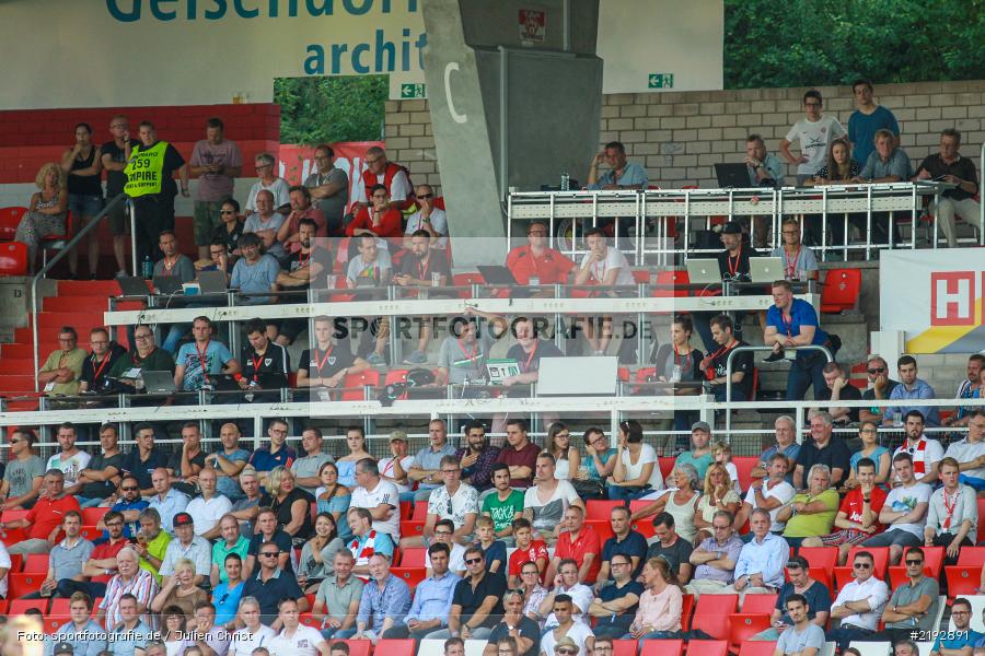 Medienarbeitsplätze, Dallenberg, Würzburg, flyeralarm Arena, 02.08.2017, 3. Liga, Preußen Münster, FC Würzburger Kickers - Bild-ID: 2192891 Medienarbeitsplätze, Dallenberg, Würzburg, flyeralarm Arena, 02.08.2017, 3. Liga, Preußen Münster, FC Würzburger Kickers - Bild-ID: 2192891