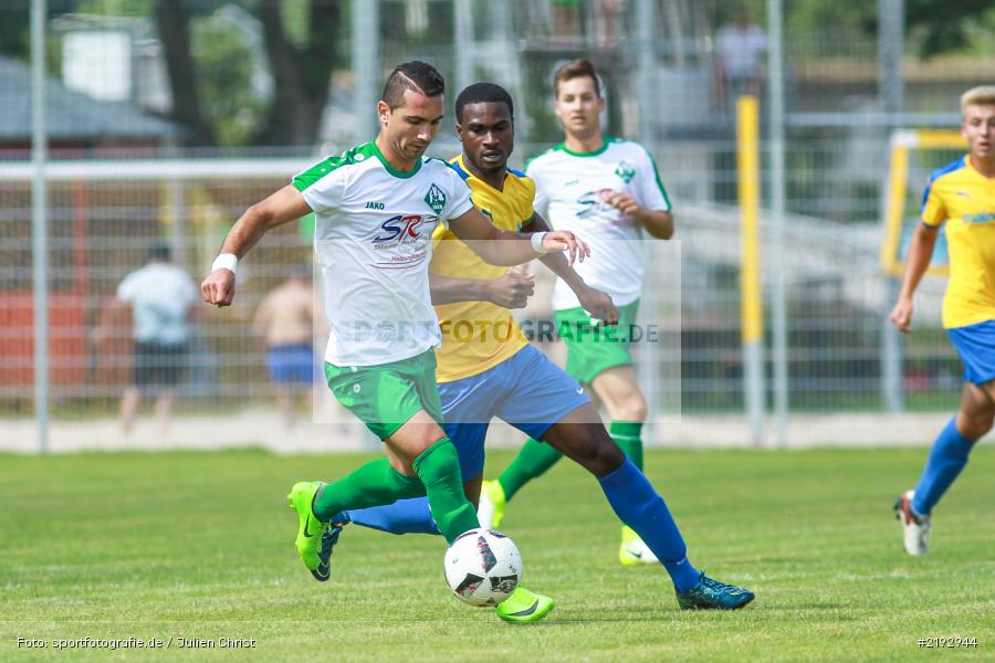 Lawrence Uwalaka, Johan Brahimi, Karlstadt, 06.08.2017, Fussball, Bezirksliga Ufr. West, FG Marktbreit-Martinsheim, FV Karlstadt - Bild-ID: 2192944