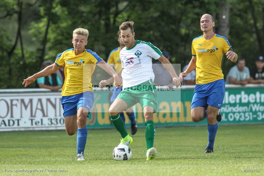 Michael Winkler, Philipp Hoos, Karlstadt, 06.08.2017, Fussball, Bezirksliga Ufr. West, FG Marktbreit-Martinsheim, FV Karlstadt - Bild-ID: 2192952