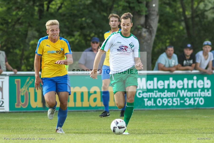 Michael Winkler, Philipp Hoos, Karlstadt, 06.08.2017, Fussball, Bezirksliga Ufr. West, FG Marktbreit-Martinsheim, FV Karlstadt - Bild-ID: 2192956
