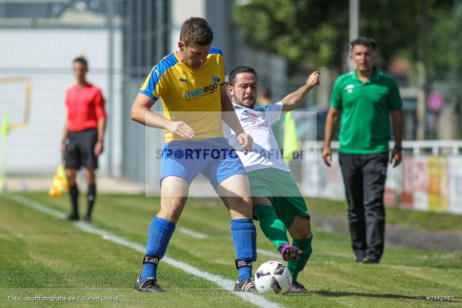 Abdurrahman Marangoz, Christoph Ott, Karlstadt, 06.08.2017, Fussball, Bezirksliga Ufr. West, FG Marktbreit-Martinsheim, FV Karlstadt - Bild-ID: 2192957