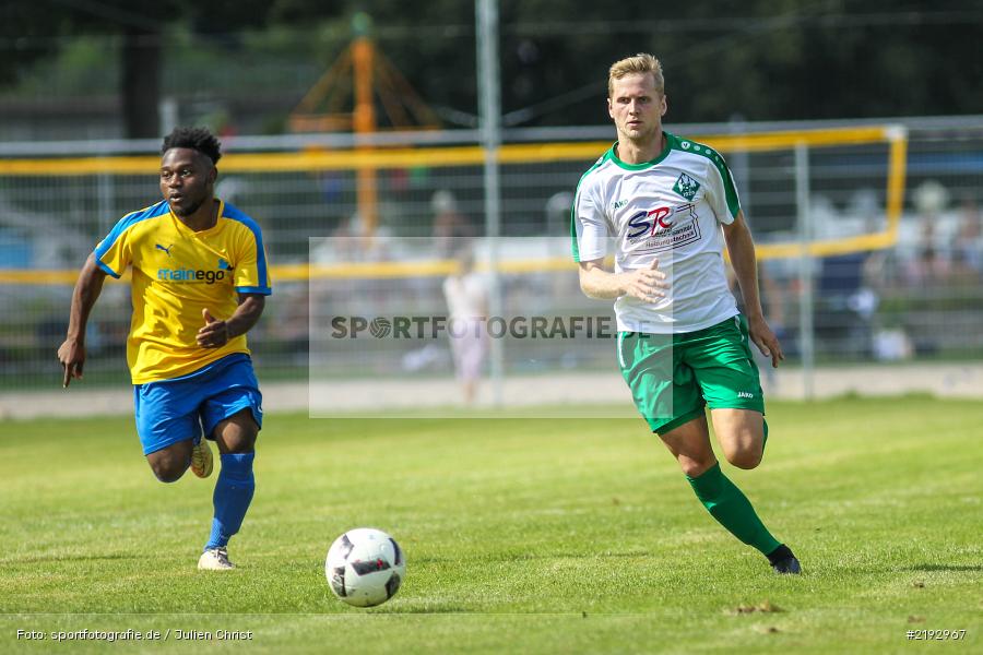 Rolly Mabiala, Felix Strohmenger, Karlstadt, 06.08.2017, Fussball, Bezirksliga Ufr. West, FG Marktbreit-Martinsheim, FV Karlstadt - Bild-ID: 2192967