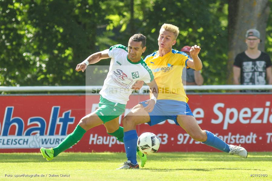 Johan Brahimi, Philipp Hoos, Karlstadt, 06.08.2017, Fussball, Bezirksliga Ufr. West, FG Marktbreit-Martinsheim, FV Karlstadt - Bild-ID: 2192980