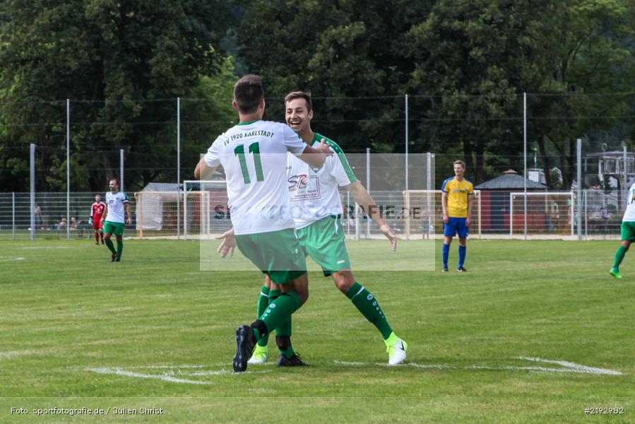 Michael Winkler, Dominik Lambrecht, Karlstadt, 06.08.2017, Fussball, Bezirksliga Ufr. West, FG Marktbreit-Martinsheim, FV Karlstadt - Bild-ID: 2192982