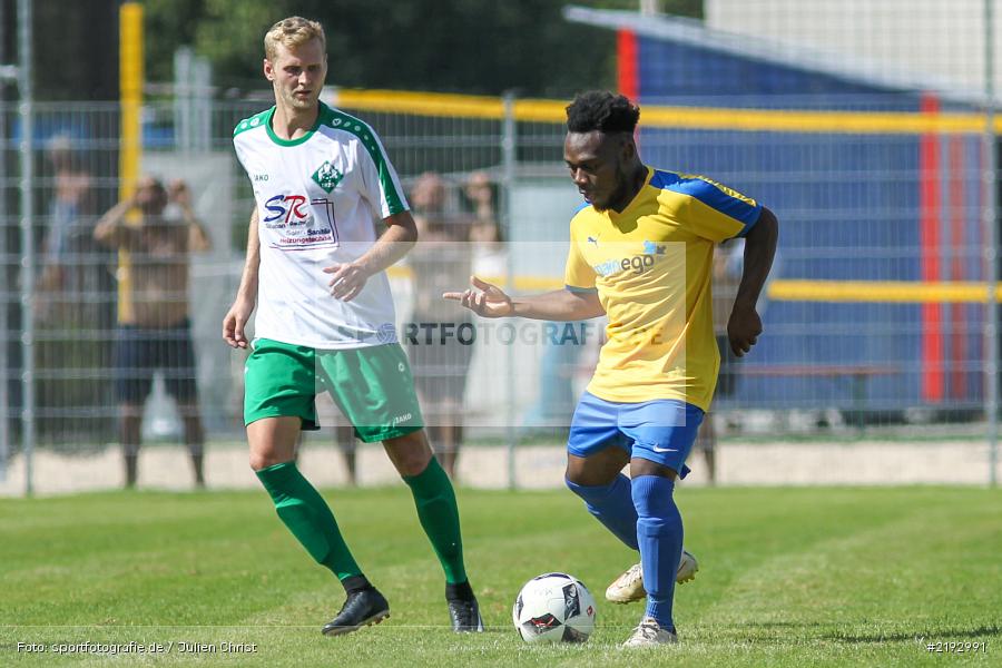 Felix Strohmenger, Rolly Mabiala, Karlstadt, 06.08.2017, Fussball, Bezirksliga Ufr. West, FG Marktbreit-Martinsheim, FV Karlstadt - Bild-ID: 2192991