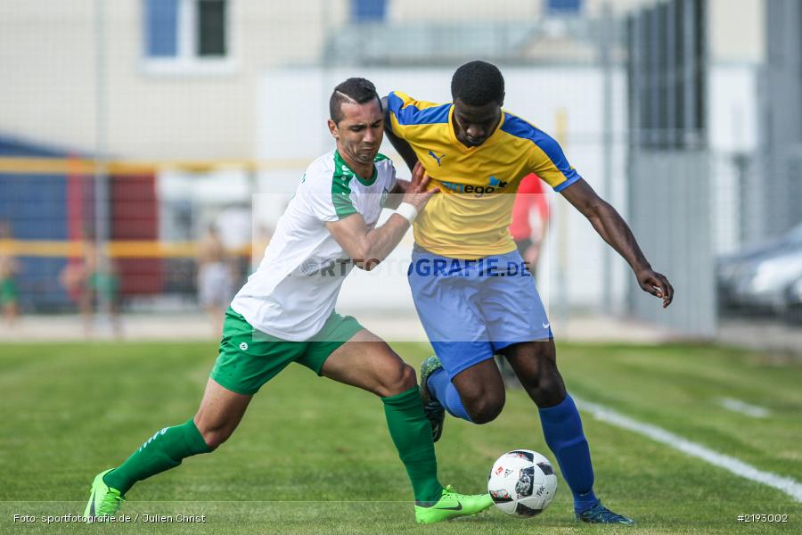 Johan Brahimi, Lawrence Uwalaka, Karlstadt, 06.08.2017, Fussball, Bezirksliga Ufr. West, FG Marktbreit-Martinsheim, FV Karlstadt - Bild-ID: 2193002