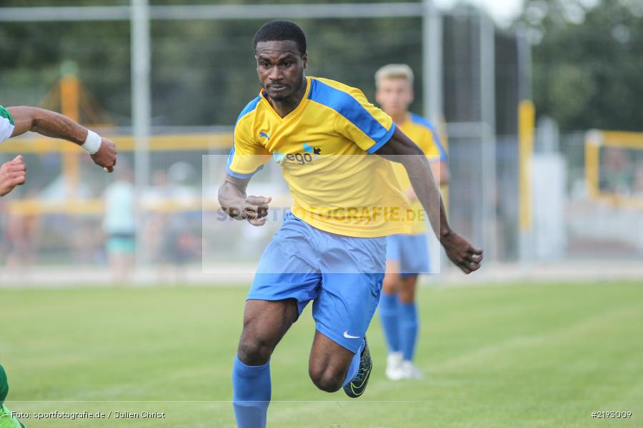 Lawrence Uwalaka, Karlstadt, 06.08.2017, Fussball, Bezirksliga Ufr. West, FG Marktbreit-Martinsheim, FV Karlstadt - Bild-ID: 2193009