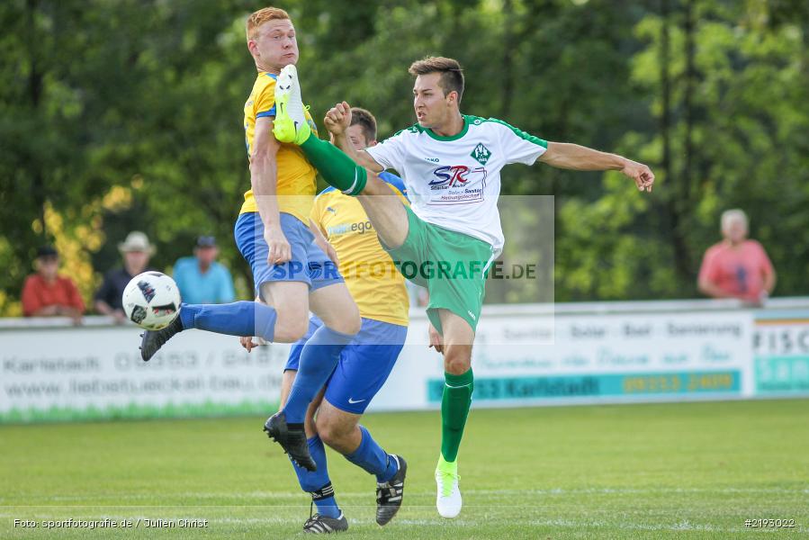 Michael Winkler, Tobias Lechner, Karlstadt, 06.08.2017, Fussball, Bezirksliga Ufr. West, FG Marktbreit-Martinsheim, FV Karlstadt - Bild-ID: 2193022