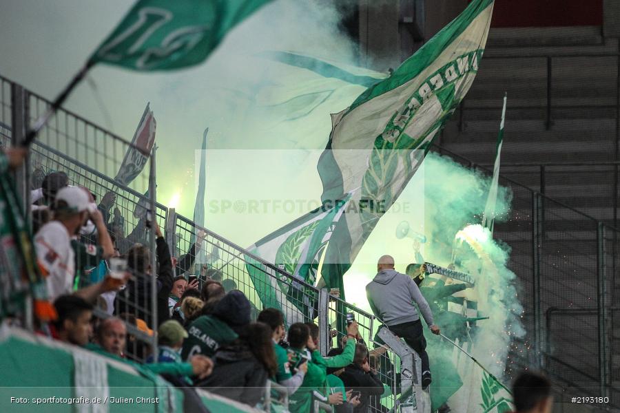 Pyrotechnik, SVW, FWK, Fussball, DFB, Bieberer Berg, Hessen, Offenbach, 12.08.2017, DFB-Pokal, SV Werder Bremen, FC Würzburger Kickers - Bild-ID: 2193180