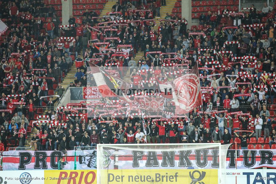 Fanblock, SVW, FWK, Fussball, DFB, Bieberer Berg, Hessen, Offenbach, 12.08.2017, DFB-Pokal, SV Werder Bremen, FC Würzburger Kickers - Bild-ID: 2193181