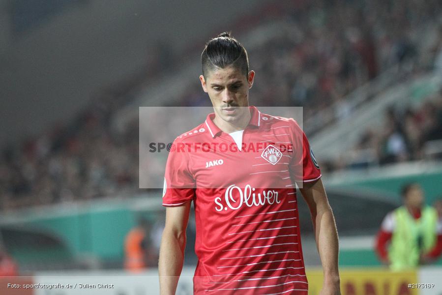 Dennis Mast, SVW, FWK, Fussball, DFB, Bieberer Berg, Hessen, Offenbach, 12.08.2017, DFB-Pokal, SV Werder Bremen, FC Würzburger Kickers - Bild-ID: 2193189