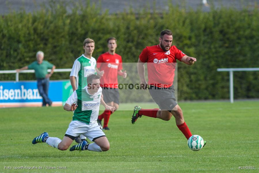 Robert Erfurt, Devin Hostetter, 27.08.2017, Fussball, Kreisklasse Würzburg, FC Ruppertshütten, FC Gössenheim - Bild-ID: 2195352