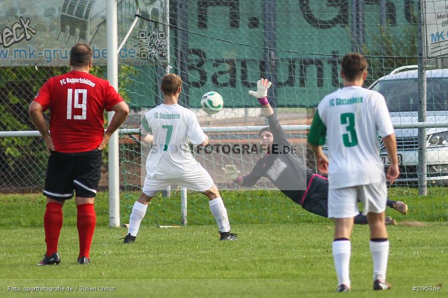 Markus Fischer, Benjamin Hoefling, 27.08.2017, Fussball, Kreisklasse Würzburg, FC Ruppertshütten, FC Gössenheim - Bild-ID: 2195369