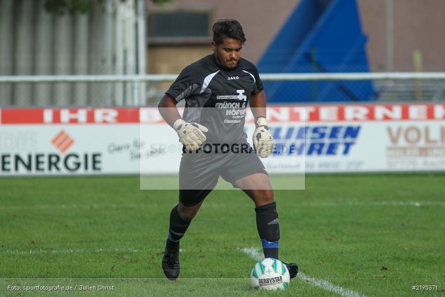 Marcel Jamil, 27.08.2017, Fussball, Kreisklasse Würzburg, FC Ruppertshütten, FC Gössenheim - Bild-ID: 2195371