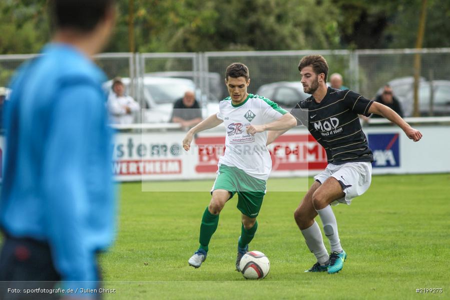 Niklas Scherg, Niklas Stenger, 03.09.2017, Fussball, Bezirksliga West, TSV Keilberg, FV Karlstadt - Bild-ID: 2199273