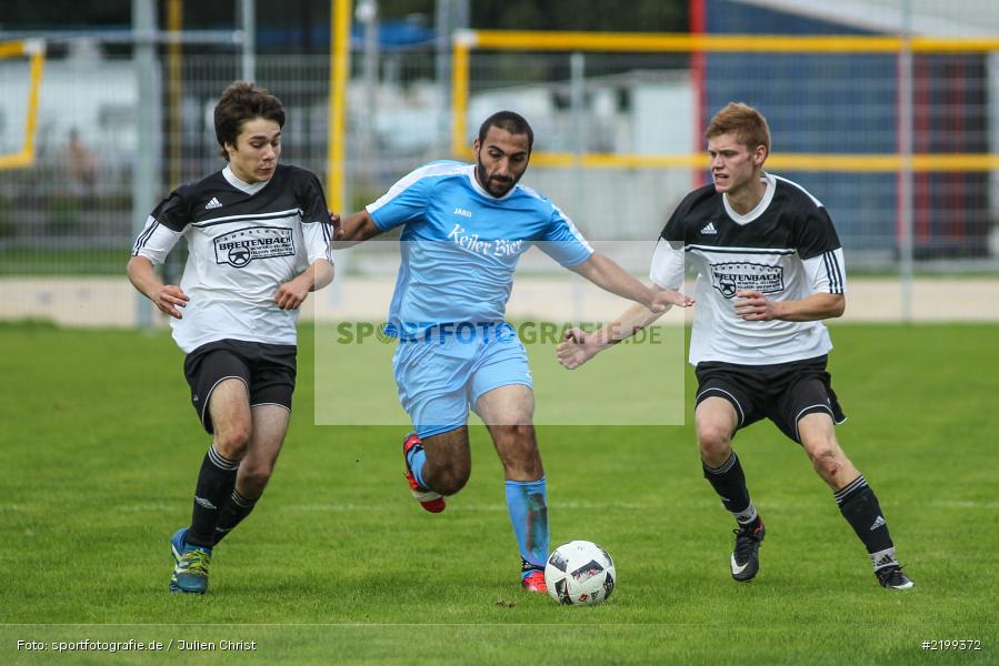 Murat Cebi, Philip Schmitt, Fabian Hartmann, 03.09.2017, A-Klasse Würzburg, FV Bachgrund, FV Karlstadt II - Bild-ID: 2199372