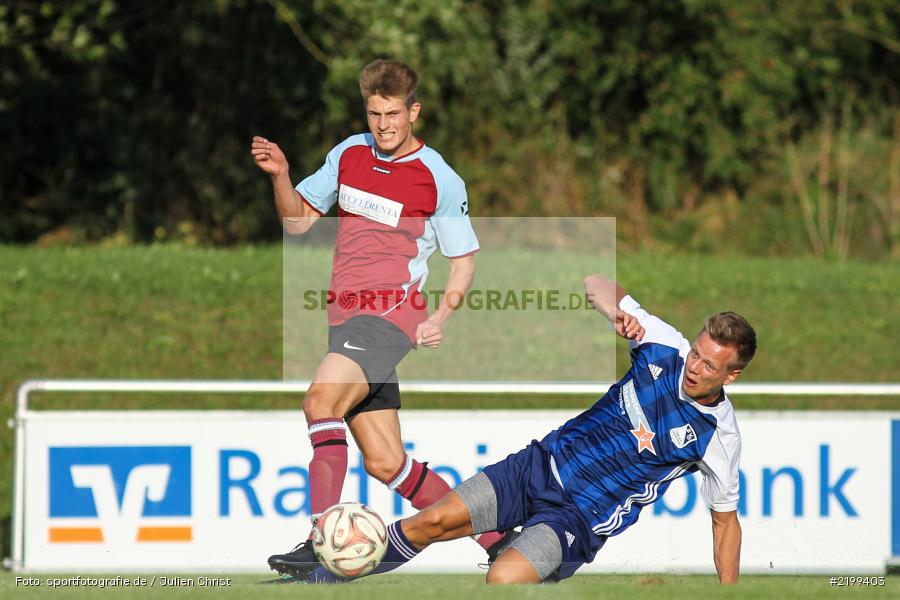 Fabian Hörning, Maximilian Köstler, Kreisliga Würzburg, 06.09.2017, SV Birkenfeld, TSV Retzbach - Bild-ID: 2199403