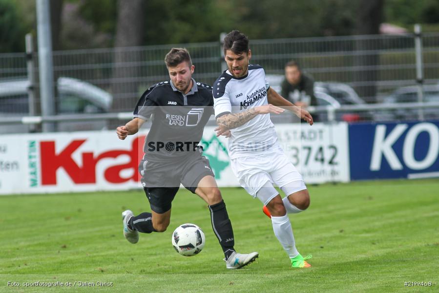 Maximilian Eberhard, Steffen Bachmann, 09.09.2017, Landesliga Nordwest, ASV Rimpar, TSV Karlburg - Bild-ID: 2199468