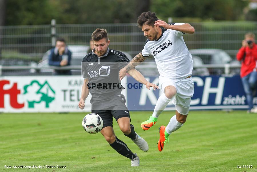 Maximilian Eberhard, Steffen Bachmann, 09.09.2017, Landesliga Nordwest, ASV Rimpar, TSV Karlburg - Bild-ID: 2199485