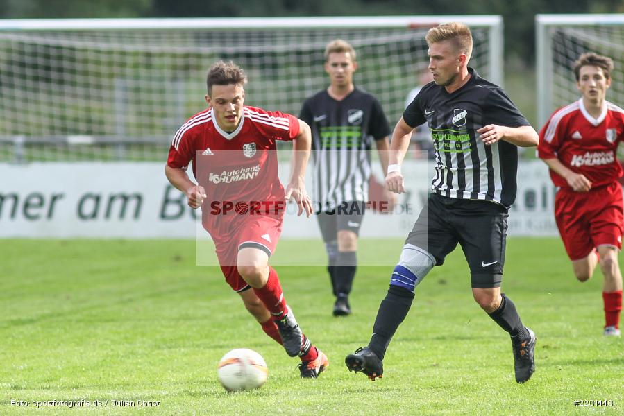 Marcel Frank, Philipp Gößwein, 10.09.2017, Kreisliga Würzburg, TSV Retzbach, TSV Karlburg II - Bild-ID: 2201440