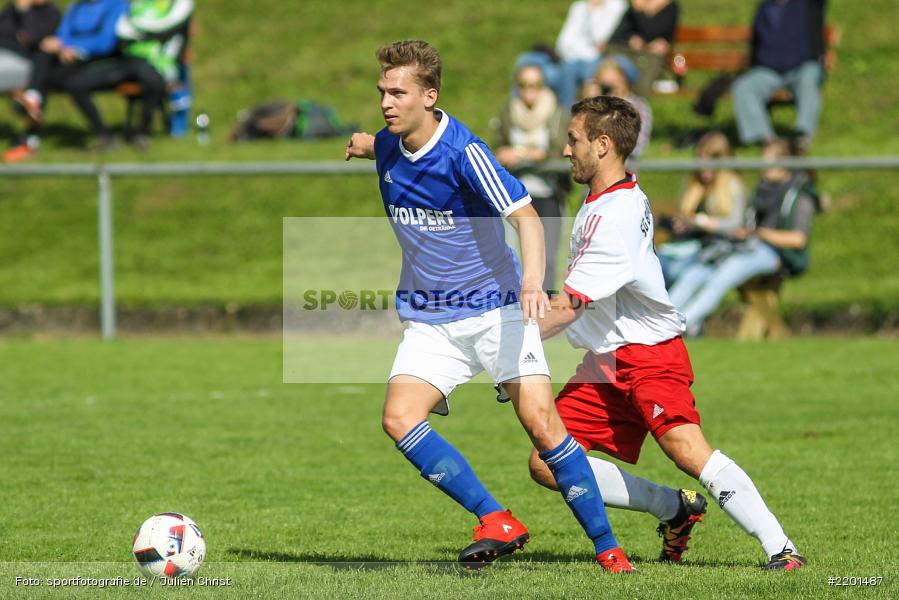 Jonas Schmitt, Nico Filippi, 10.09.2017, Kreisklasse Würzburg, SG Burgsinn, FV Wernfeld/Adelsberg - Bild-ID: 2201487