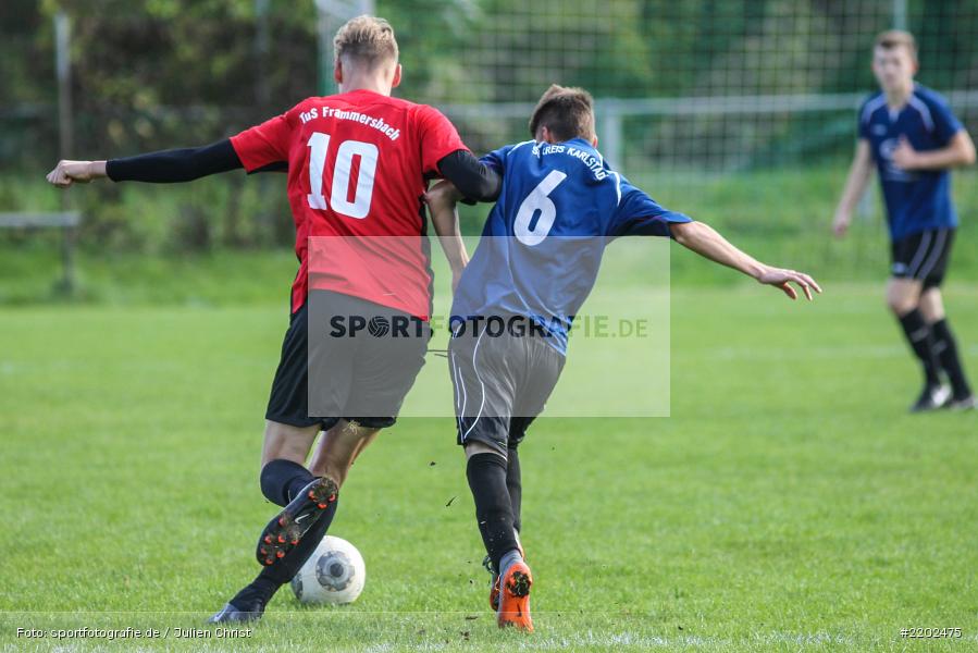 Leonard Ehrenfels, Marius Schopp, 16.09.2017, Kreisliga, A-Junioren, (SG) TuS Frammersbach, (SG) FV Karlstadt - Bild-ID: 2202475