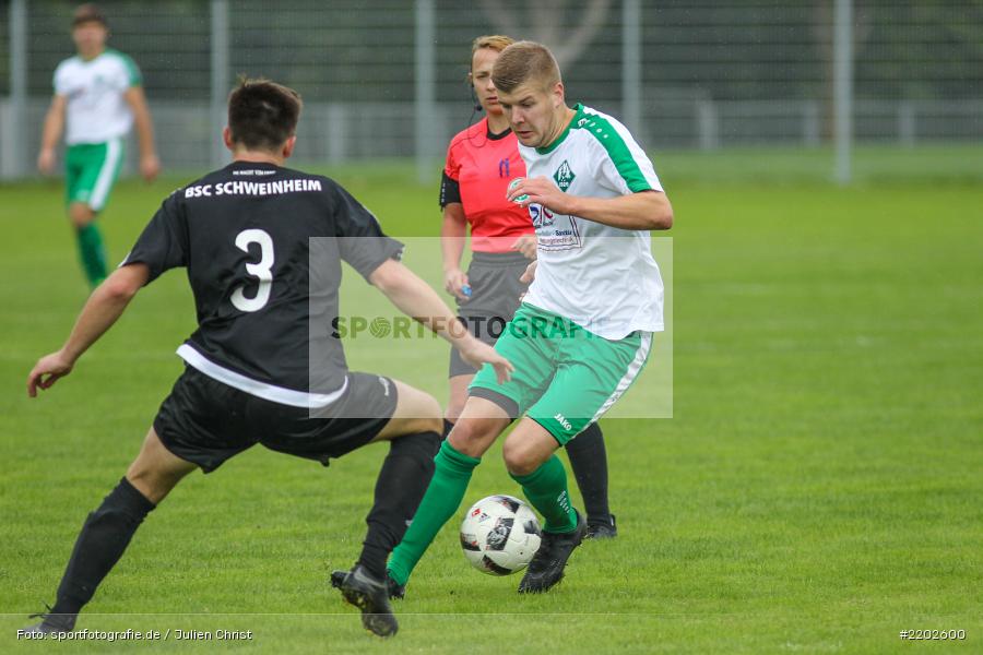 Johannes Albert, Pascal Aulbach, 17.09.2017, Bezirksliga West, BSC Aschaffenburg-Schweinheim, FV Karlstadt - Bild-ID: 2202600 Johannes Albert, Pascal Aulbach, 17.09.2017, Bezirksliga West, BSC Aschaffenburg-Schweinheim, FV Karlstadt - Bild-ID: 2202600