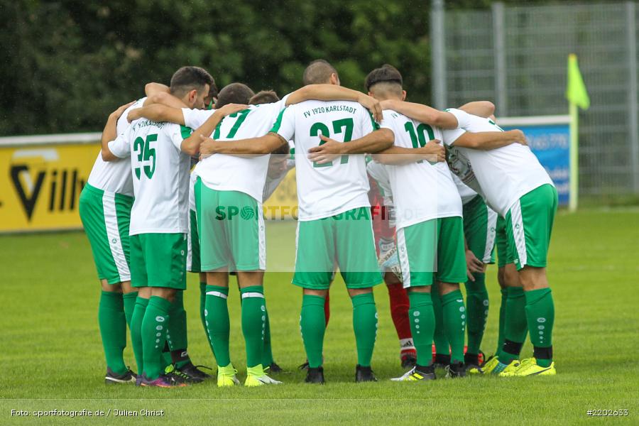 Mannschaftskreis, 17.09.2017, Bezirksliga West, BSC Aschaffenburg-Schweinheim, FV Karlstadt - Bild-ID: 2202633