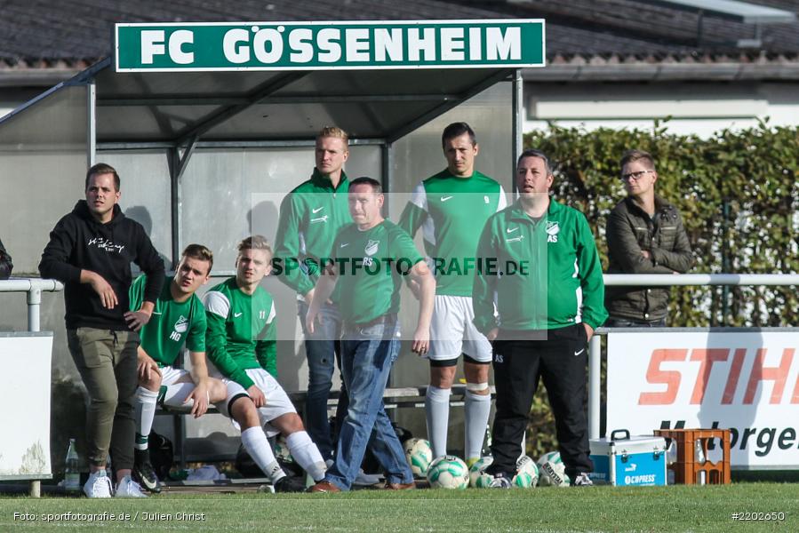 Andreas Schmidt, Kreisklasse Würzburg, Gössenheim, 17.09.2017, Derby, FC Karsbach, FC Gössenheim - Bild-ID: 2202650