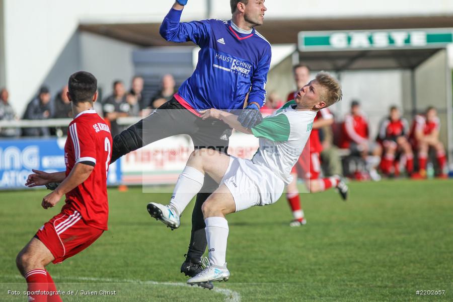 Niklas Breust, Thomas Renner, Kreisklasse Würzburg, Gössenheim, 17.09.2017, Derby, FC Karsbach, FC Gössenheim - Bild-ID: 2202657