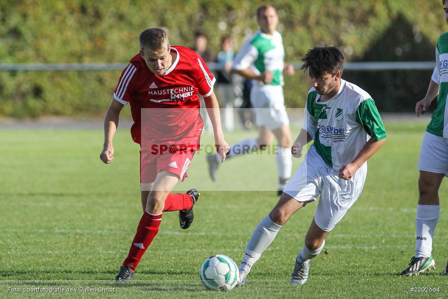 Raphael Wolf, Nikolai Amthor, Kreisklasse Würzburg, Gössenheim, 17.09.2017, Derby, FC Karsbach, FC Gössenheim - Bild-ID: 2202664