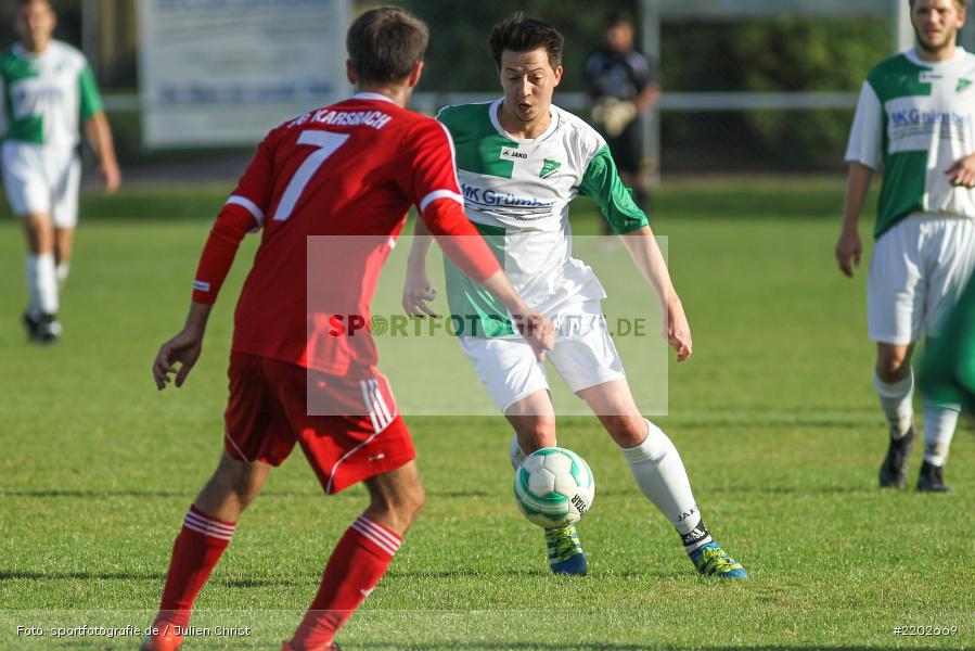 David Amtmann, Robert Erfurt, Kreisklasse Würzburg, Gössenheim, 17.09.2017, Derby, FC Karsbach, FC Gössenheim - Bild-ID: 2202669