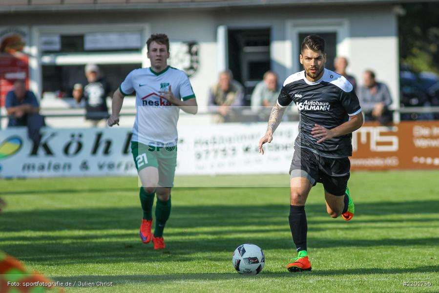 Steffen Bachmann, 23.09.2017, Landesliga Nordwest, SV Alemannia Haibach, TSV Karlburg - Bild-ID: 2202736