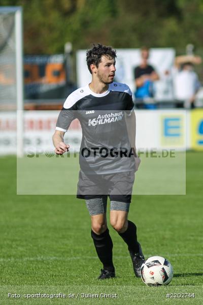 Cedric Fenske, 23.09.2017, Landesliga Nordwest, SV Alemannia Haibach, TSV Karlburg - Bild-ID: 2202744
