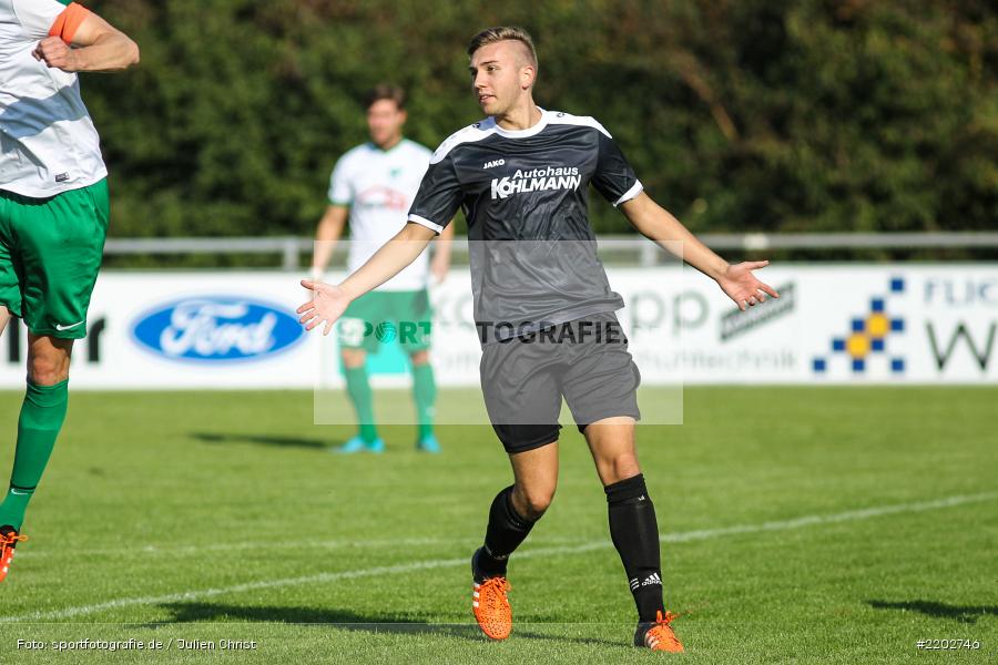 Sebastian Stumpf, 23.09.2017, Landesliga Nordwest, SV Alemannia Haibach, TSV Karlburg - Bild-ID: 2202746