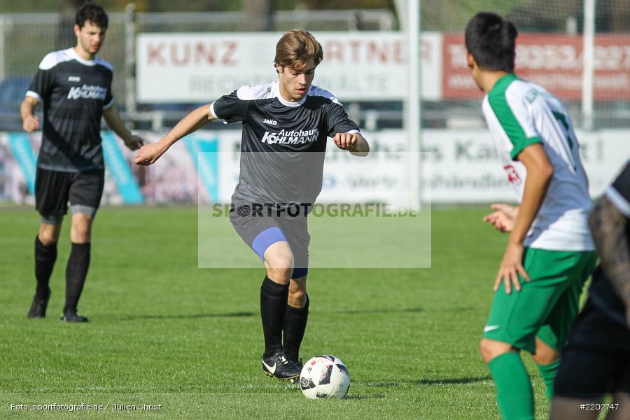 Erik Schnell Kretschmer, 23.09.2017, Landesliga Nordwest, SV Alemannia Haibach, TSV Karlburg - Bild-ID: 2202747