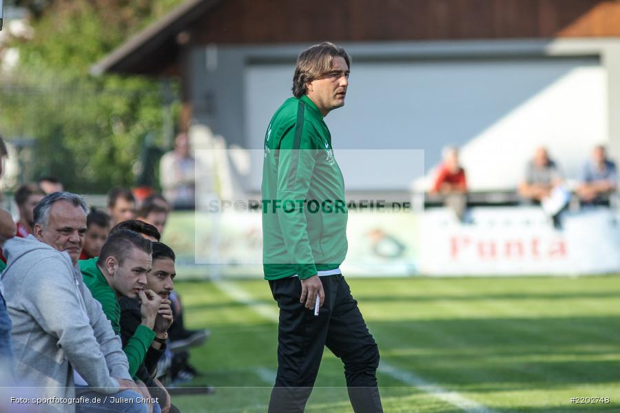 Slobodan Komljenovic, 23.09.2017, Landesliga Nordwest, SV Alemannia Haibach, TSV Karlburg - Bild-ID: 2202748