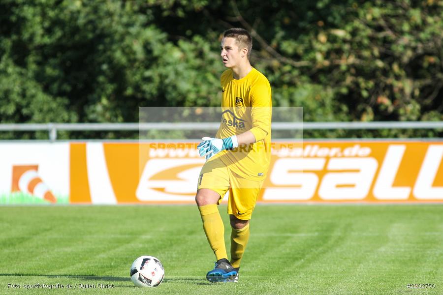 Jannik Thummerer, 23.09.2017, Landesliga Nordwest, SV Alemannia Haibach, TSV Karlburg - Bild-ID: 2202750