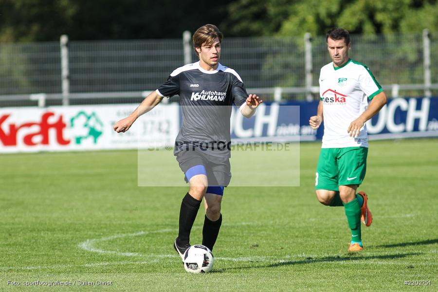 Erik Schnell Kretschmer, 23.09.2017, Landesliga Nordwest, SV Alemannia Haibach, TSV Karlburg - Bild-ID: 2202751