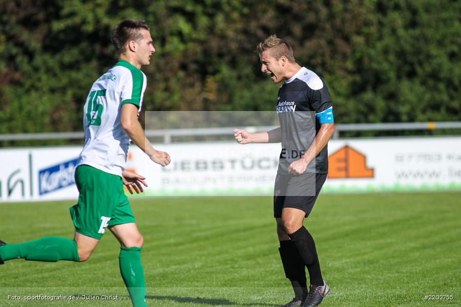 Manuel Römlein, 23.09.2017, Landesliga Nordwest, SV Alemannia Haibach, TSV Karlburg - Bild-ID: 2202755